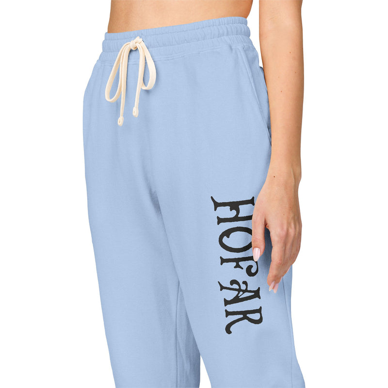 Embroidered 'Honor' Fleece Sweatpants — Garment-Dyed Joggers