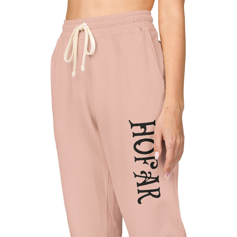 Embroidered 'Honor' Fleece Sweatpants — Garment-Dyed Joggers