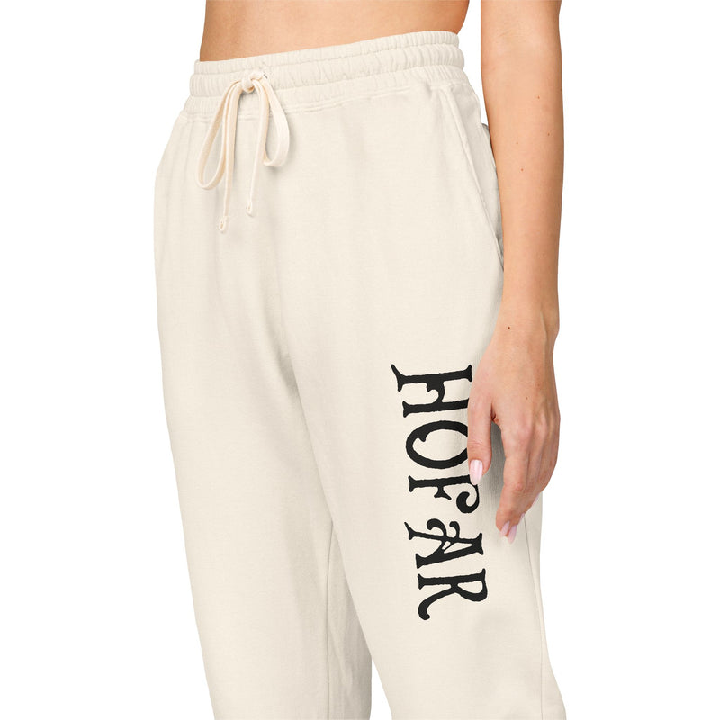 Embroidered 'Honor' Fleece Sweatpants — Garment-Dyed Joggers